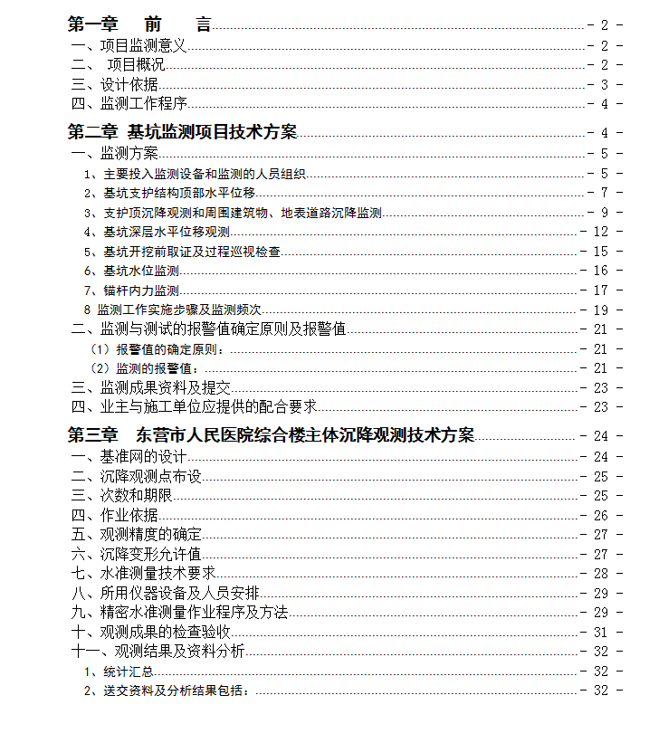 監測方案目錄